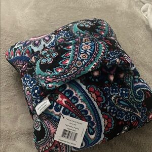 Vera Bradley Travel Colorful Paisley Fleece Blanket